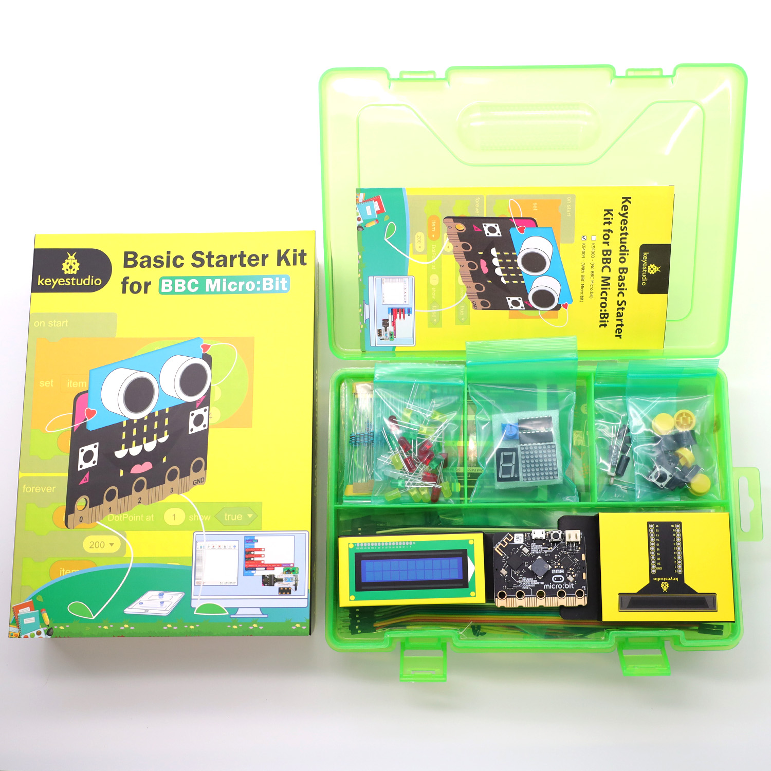 Microbit Robot - EllYESTUDIO-Kit de démarrage de base Micro:bit