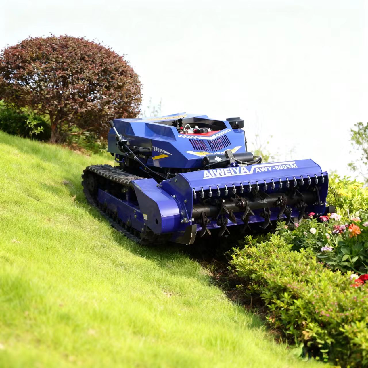 Robot Chassis - Tondeuse à gazon sur chenilles tout-terrain