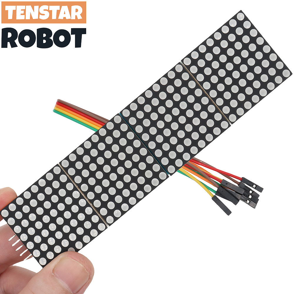 Line Follower Robot - Microcontrôleur de module matriciel MAX7219, affichage