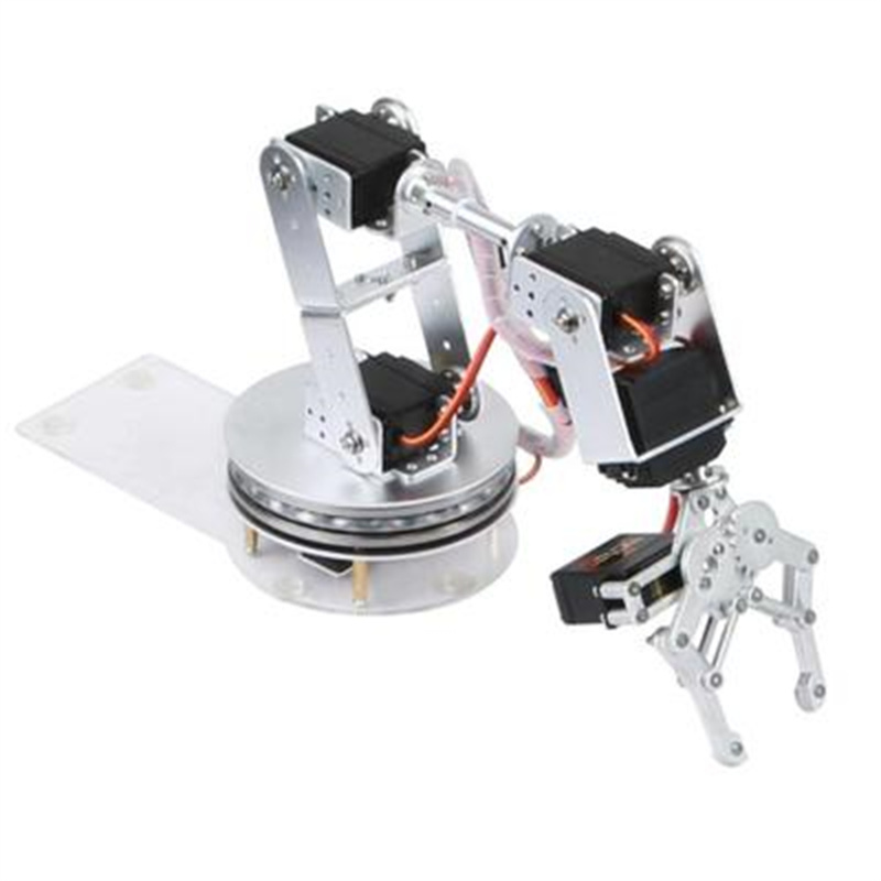Robot Arm Kit - Bras robotique argenté à 6 degrés