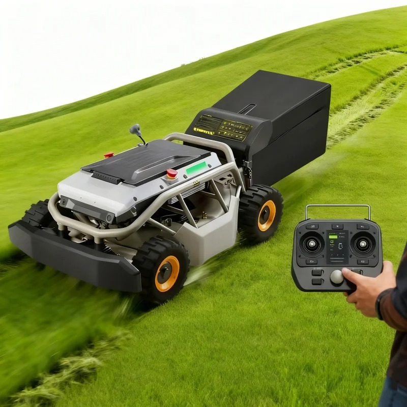 Robot Wheel - Tondeuse à gazon télécommandée personnalisée 4x4