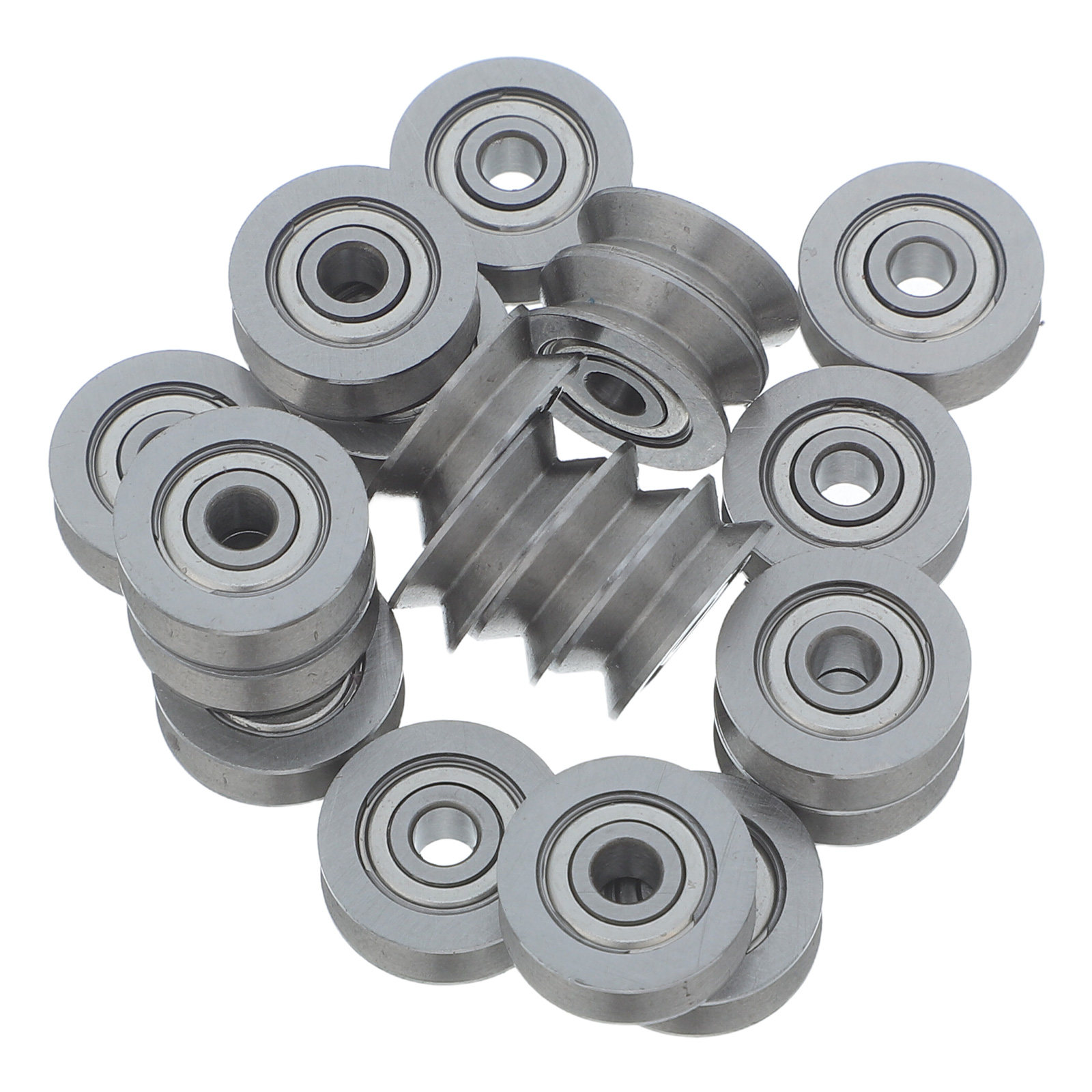 Robot Wheel - 20 pièces, rouleau à gorge en
