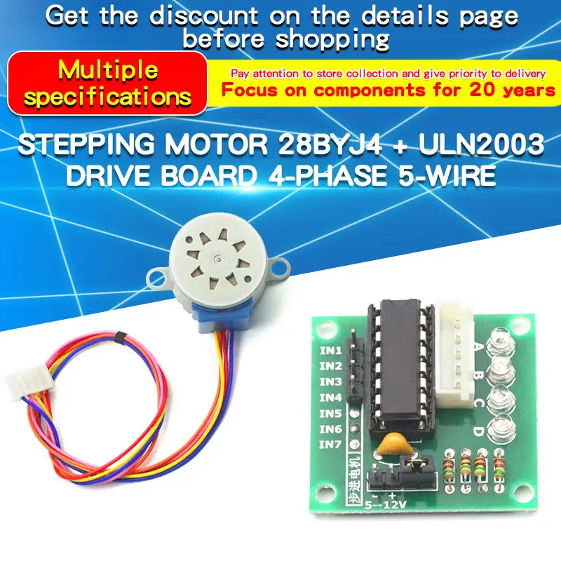 Uln2003 Driver - 1 pièces 28BYJ4 moteur pas à