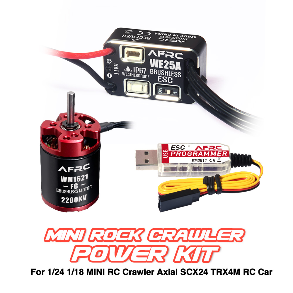 Robot Car Kit - Kit d'alimentation sans balais AFRC ESC
