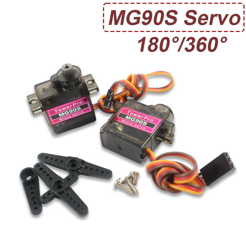 Servo Sg90 - 1/2/4 pièces SG90 MG90S 9g Mini