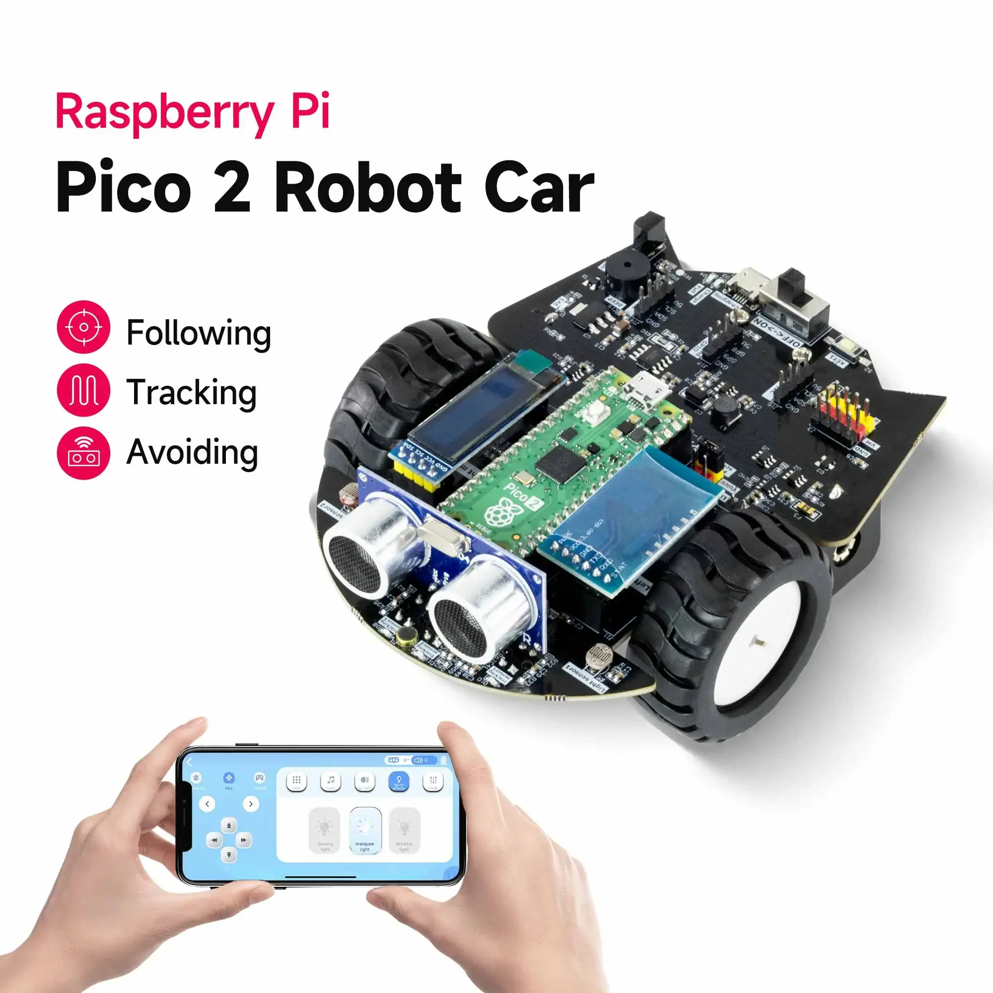 Yahboom Raspberry Pi Pico 2 Ro - Robot Car Kit avis et prix