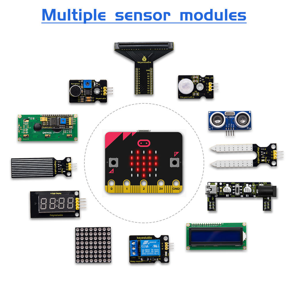 EllYESTUDIO-Kit de démarrage d - Microbit Robot avis et prix
