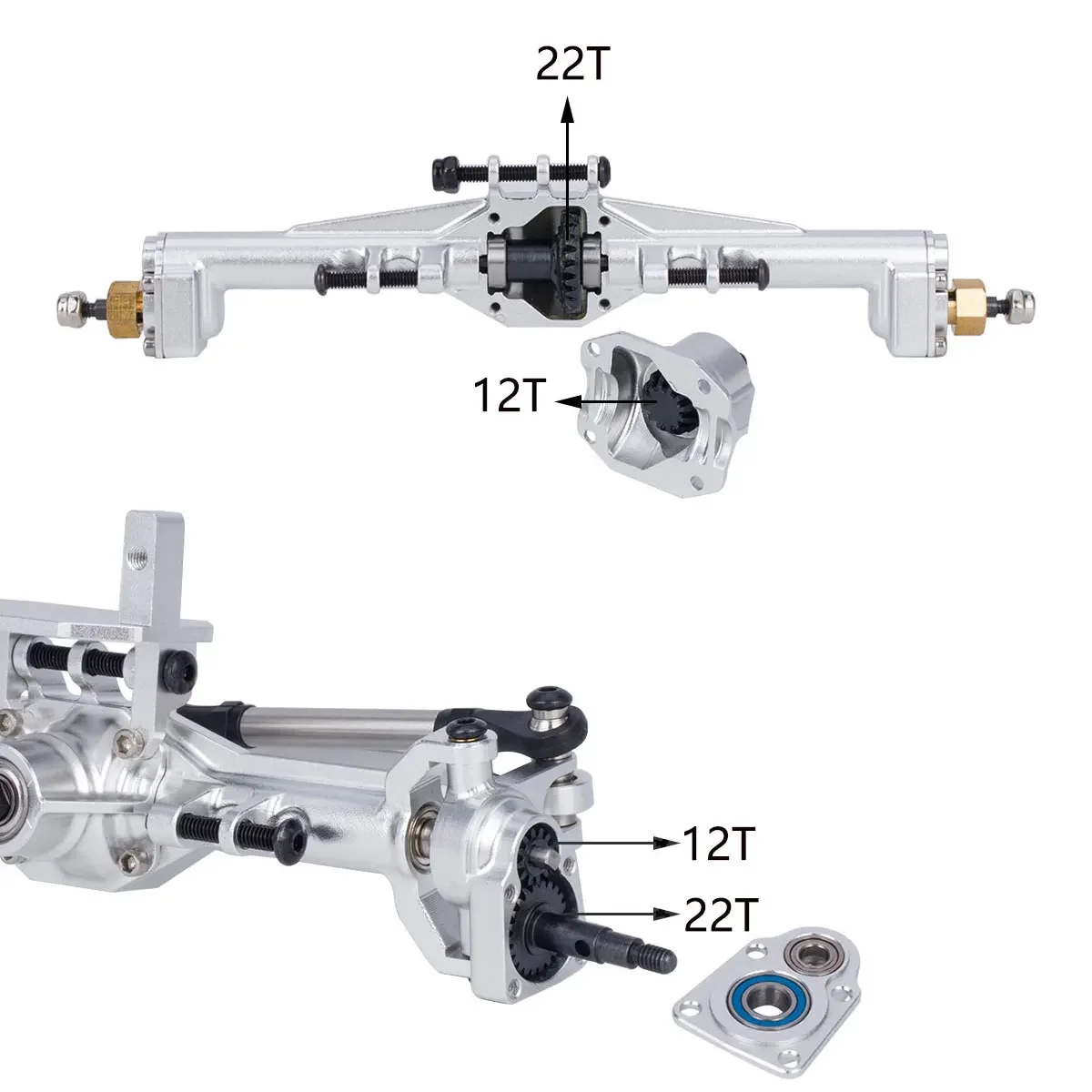 Essieux de portail CNC en alum - Servo Bracket avis et prix