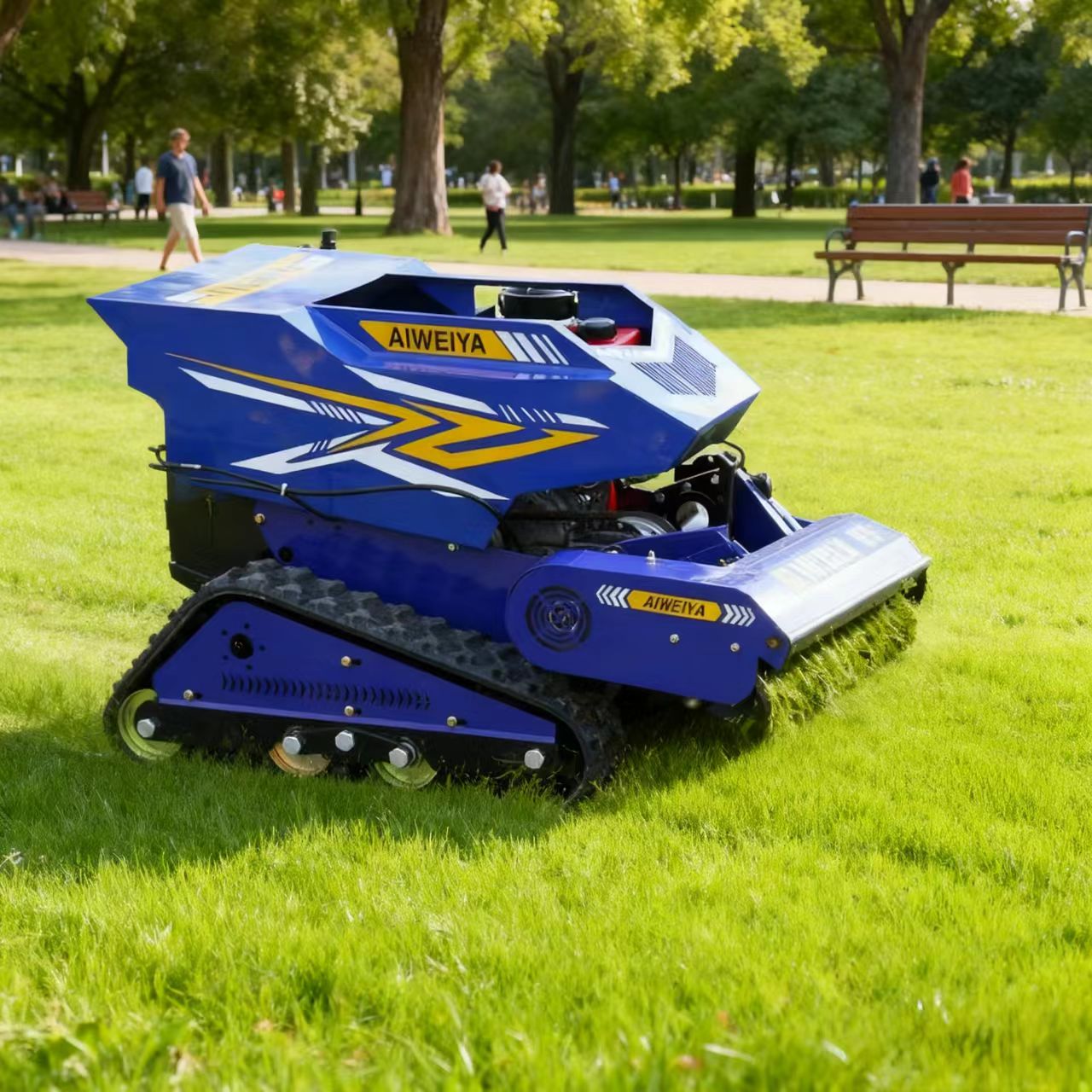Tondeuse à gazon sur chenilles - Robot Chassis avis et prix
