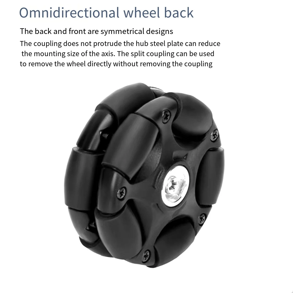 Roue omnidirectionnelle en mét - Robot Wheel avis et prix