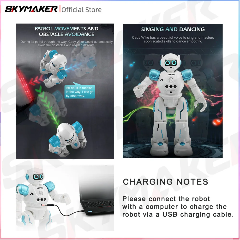 JJRC-Robot R11 RC CADY WIKE av - Line Follower Robot avis et prix