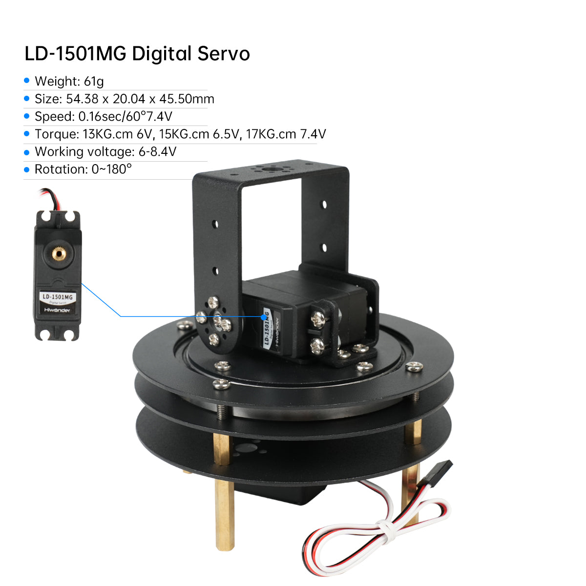 Hiwonder – Kit de servo numéri - Servo Bracket avis et prix