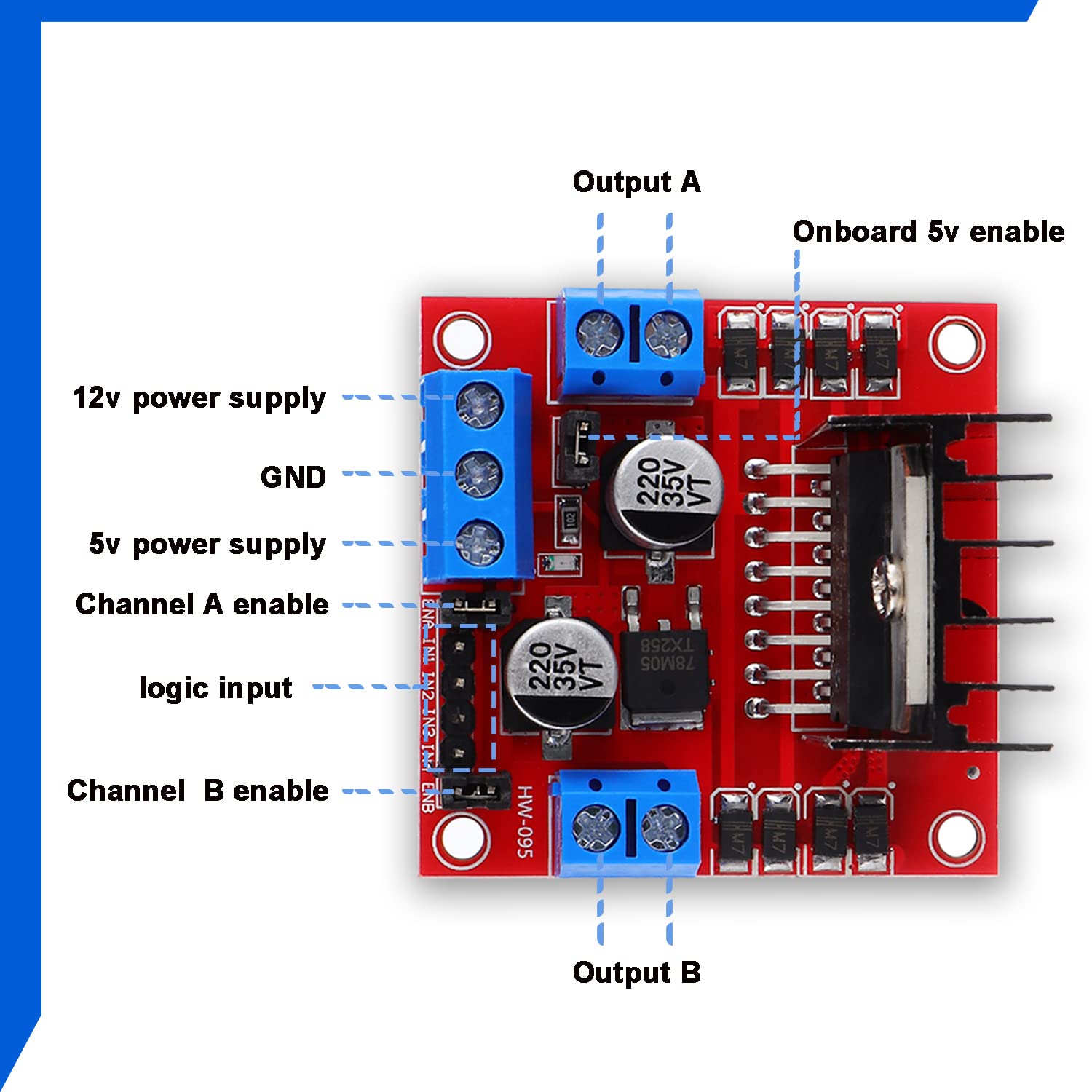 Carte contrôleur d'entraînemen - L298N Module avis et prix