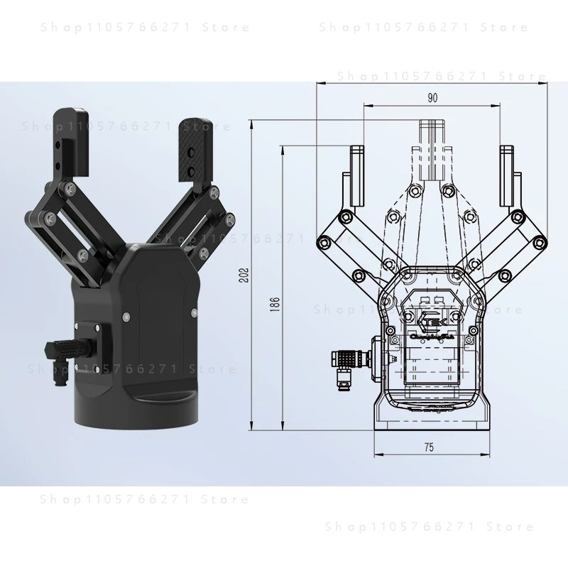Robot collaboratif, contrôle d - Robot Gripper Claw avis et prix