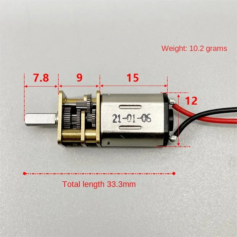 N20 DC 3V 18 tr/min 6V 36 tr/m - Geared Motor avis et prix