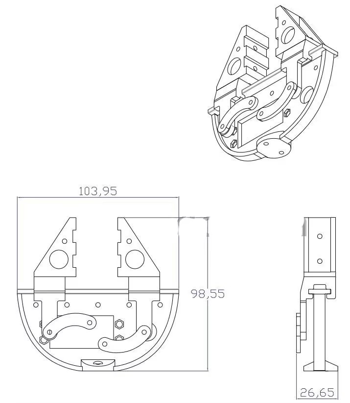 Nouveau Robot pince pince Serv - Robot Gripper Claw avis et prix