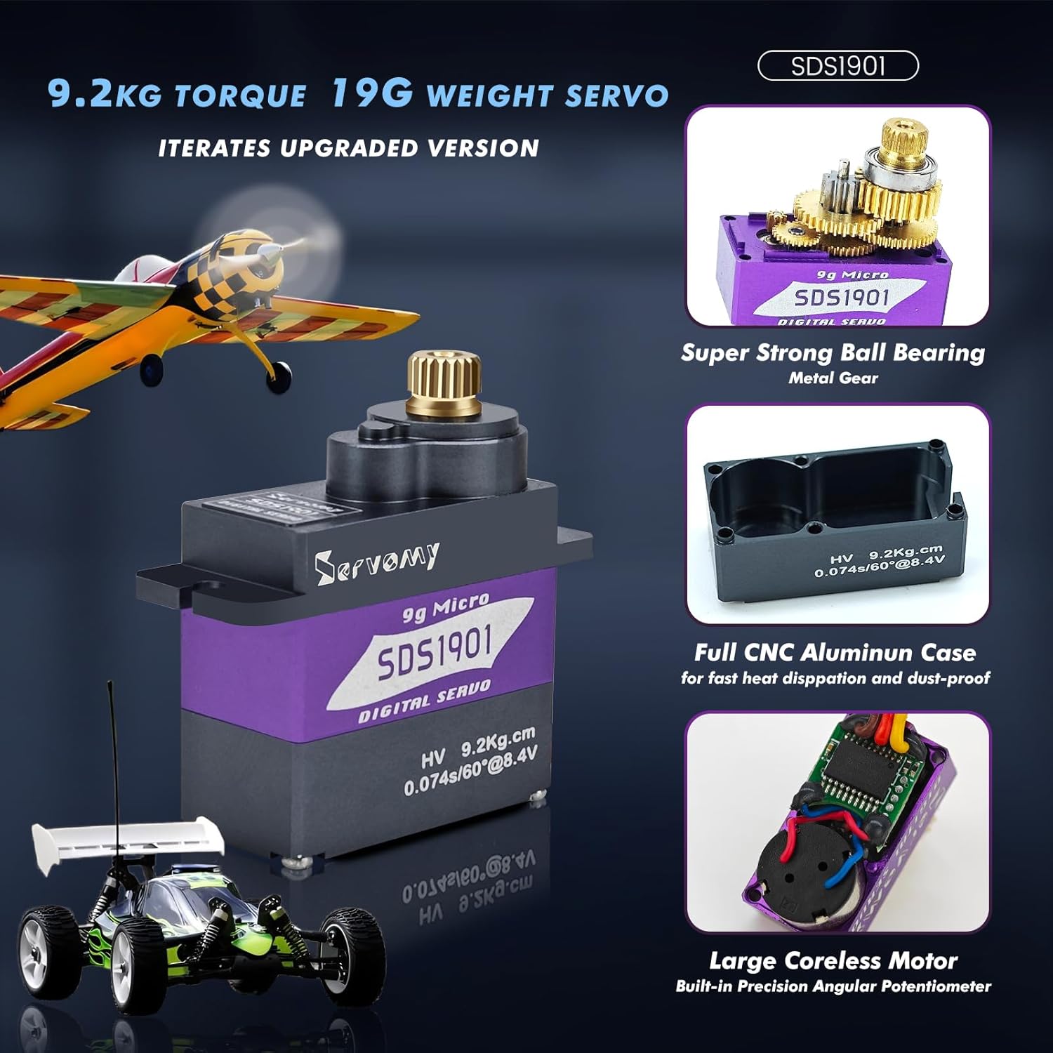 SERVOMY-SDS1901 numérique 9G M - Servo Sg90 avis et prix