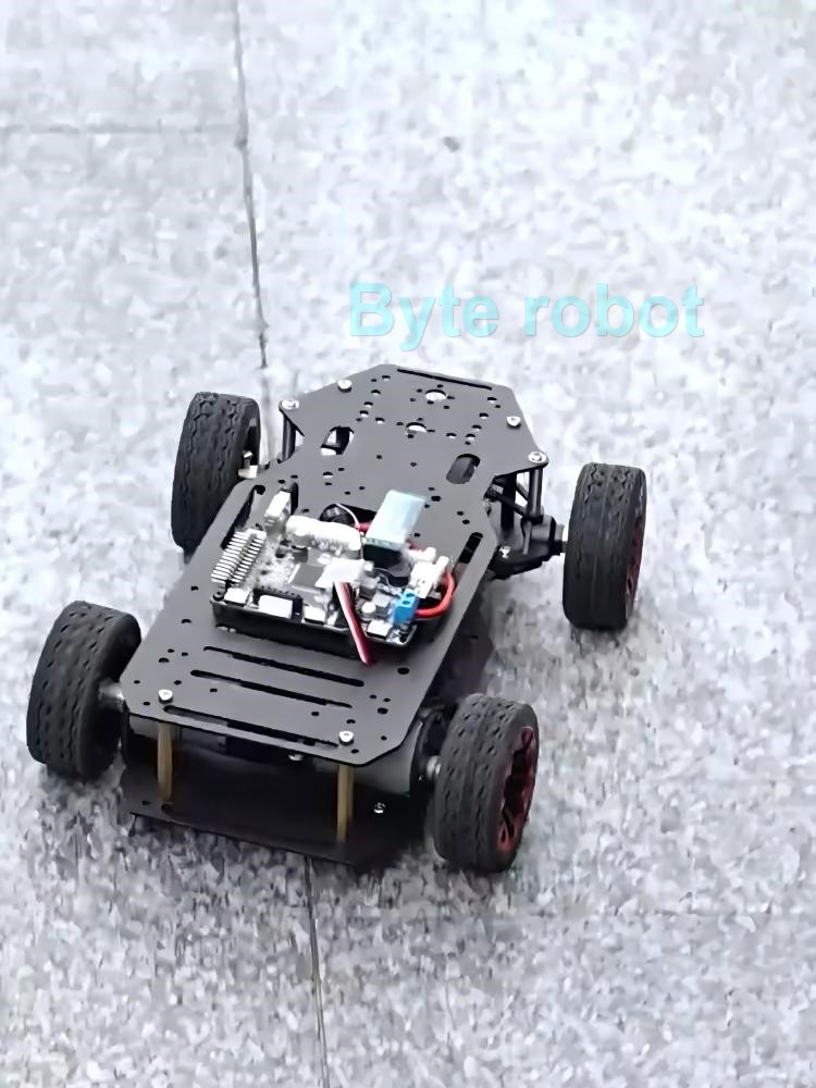 Voiture robot Ackerman en méta - Robot Chassis avis et prix