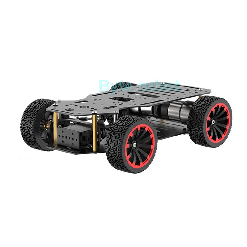 Voiture robot Ackerman en méta - Robot Chassis avis et prix