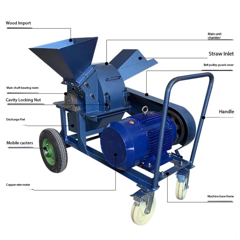 Broyeur et déchiqueteur de boi - Geared Motor avis et prix