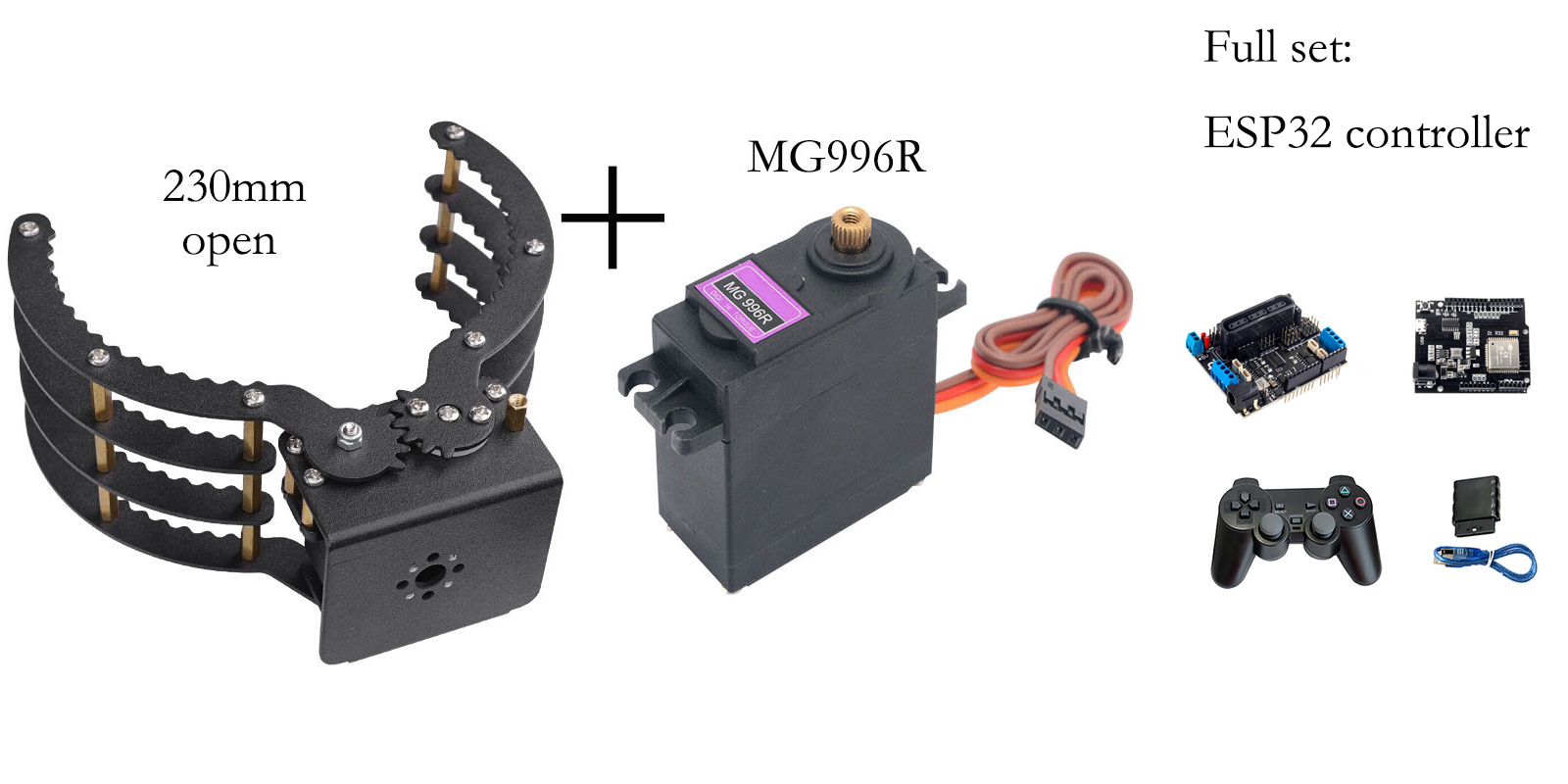 Pinces mécaniques à ouverture  - Robot Gripper Claw avis et prix