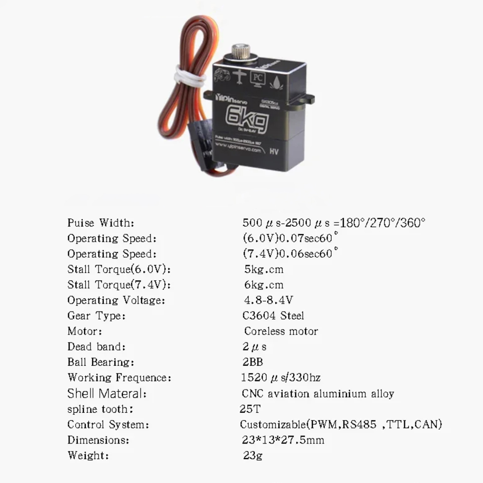Micro servo numérique GX sans  - Micro Servo avis et prix