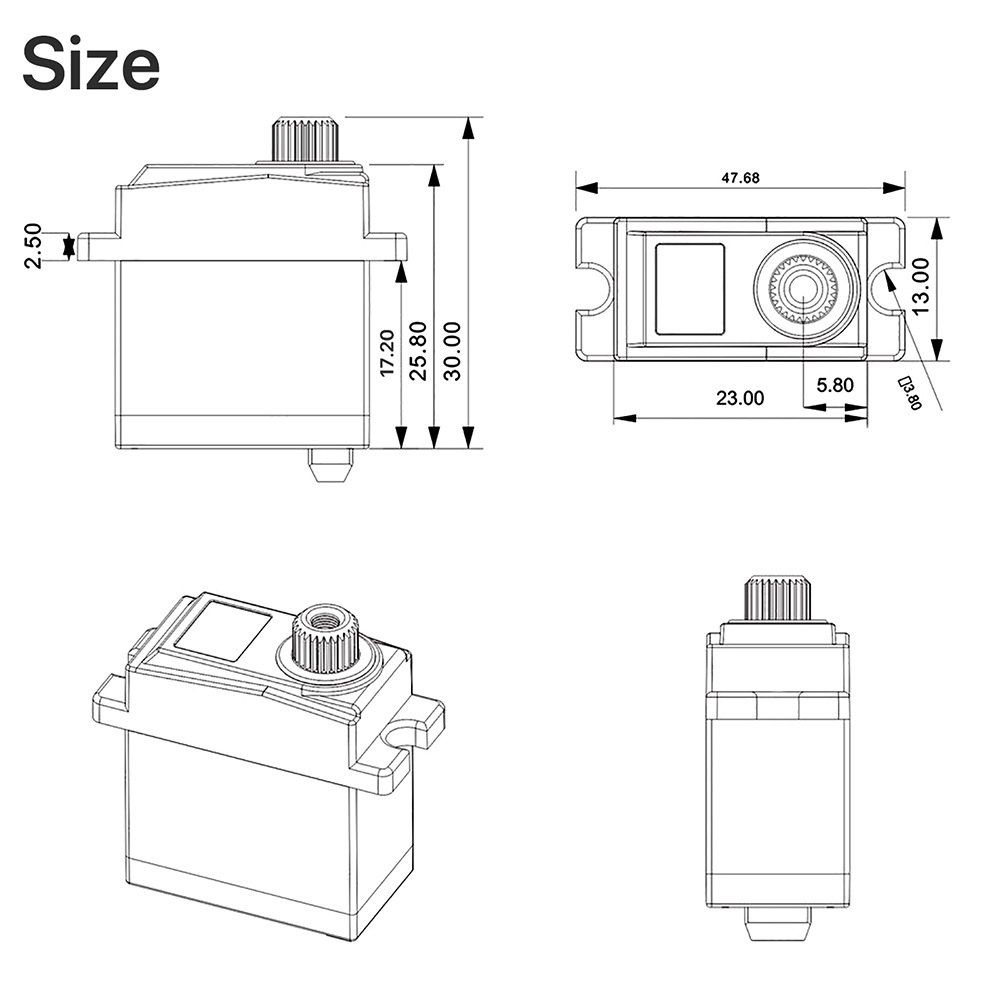 9imod 2065 7KG Micro Servos nu - Micro Servo avis et prix